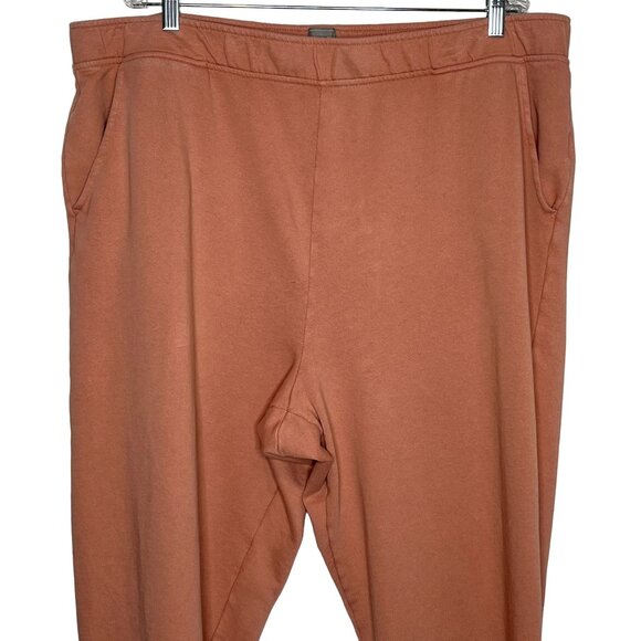 GAP Rust Cropped Sweatpants Women’s XXL Joggers Athleisure Lounge - Picture 4 of 8
